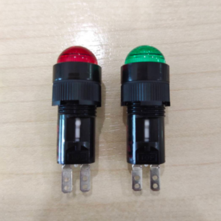 IDEC AP Series LED Type Miniature Pilot Light เขียว Green, แดง Red AP2M224R, AP2M224G